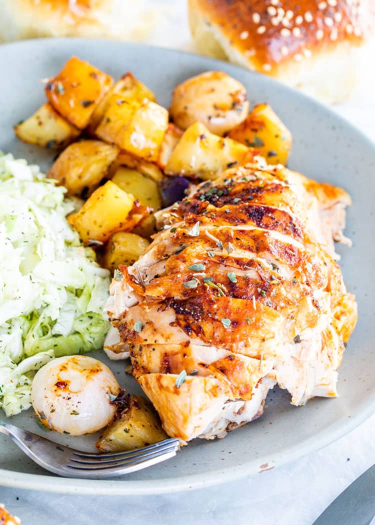 Harissa Roasted Chicken and Potatoes