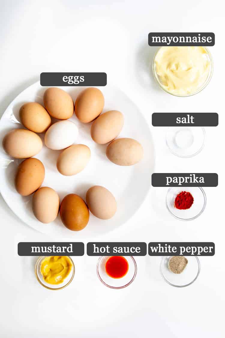Deviled Eggs ingredients