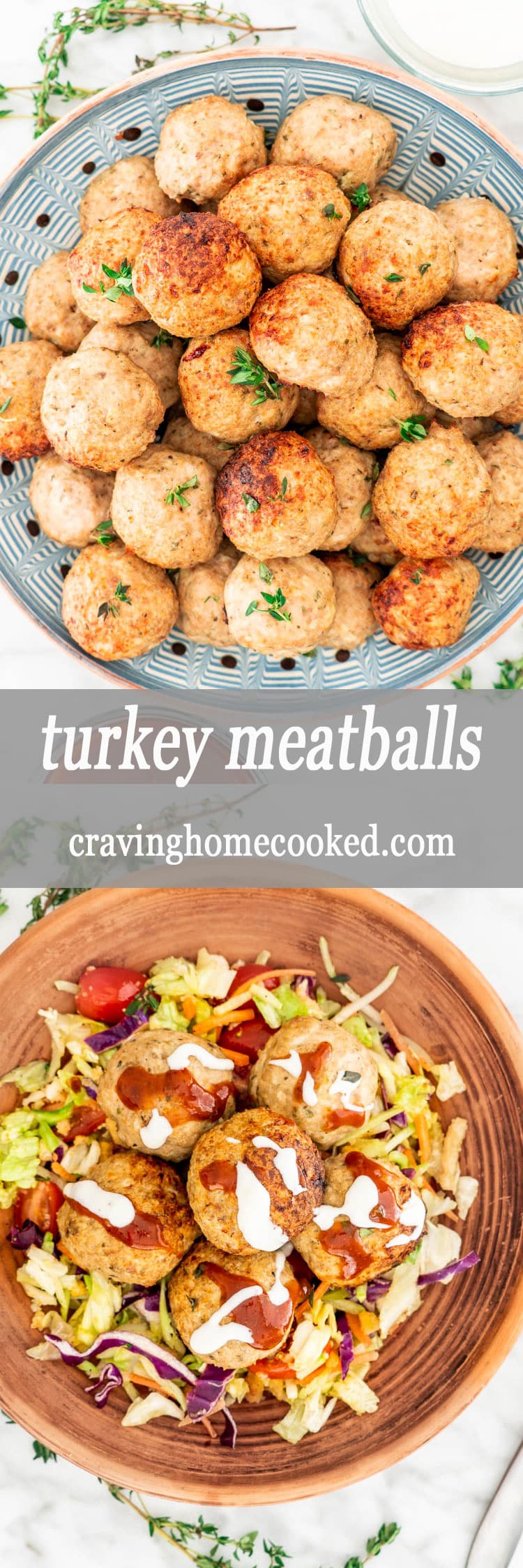 Turkey Meatballs - Craving Home Cooked