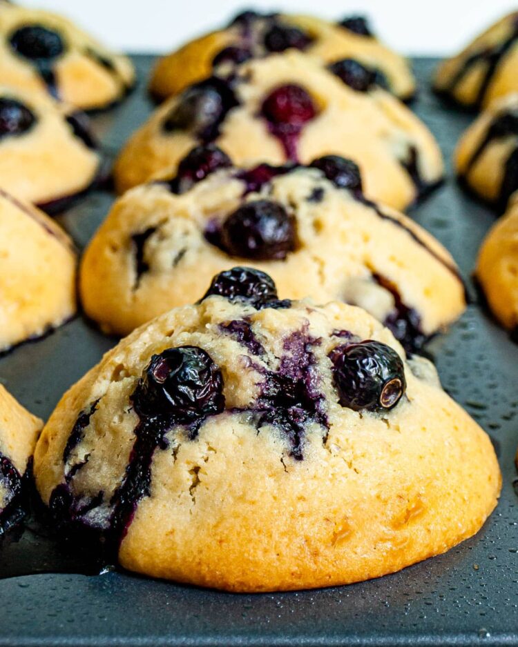 Bakery Style Blueberry Muffins - Craving Home Cooked