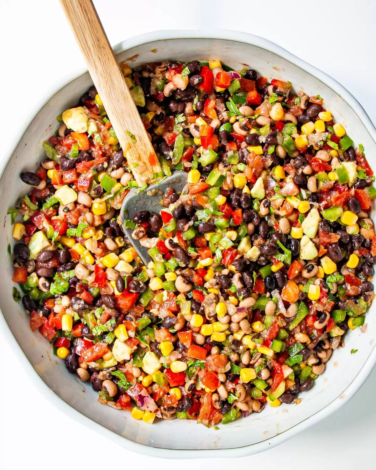 cowboy caviar in a large bowl