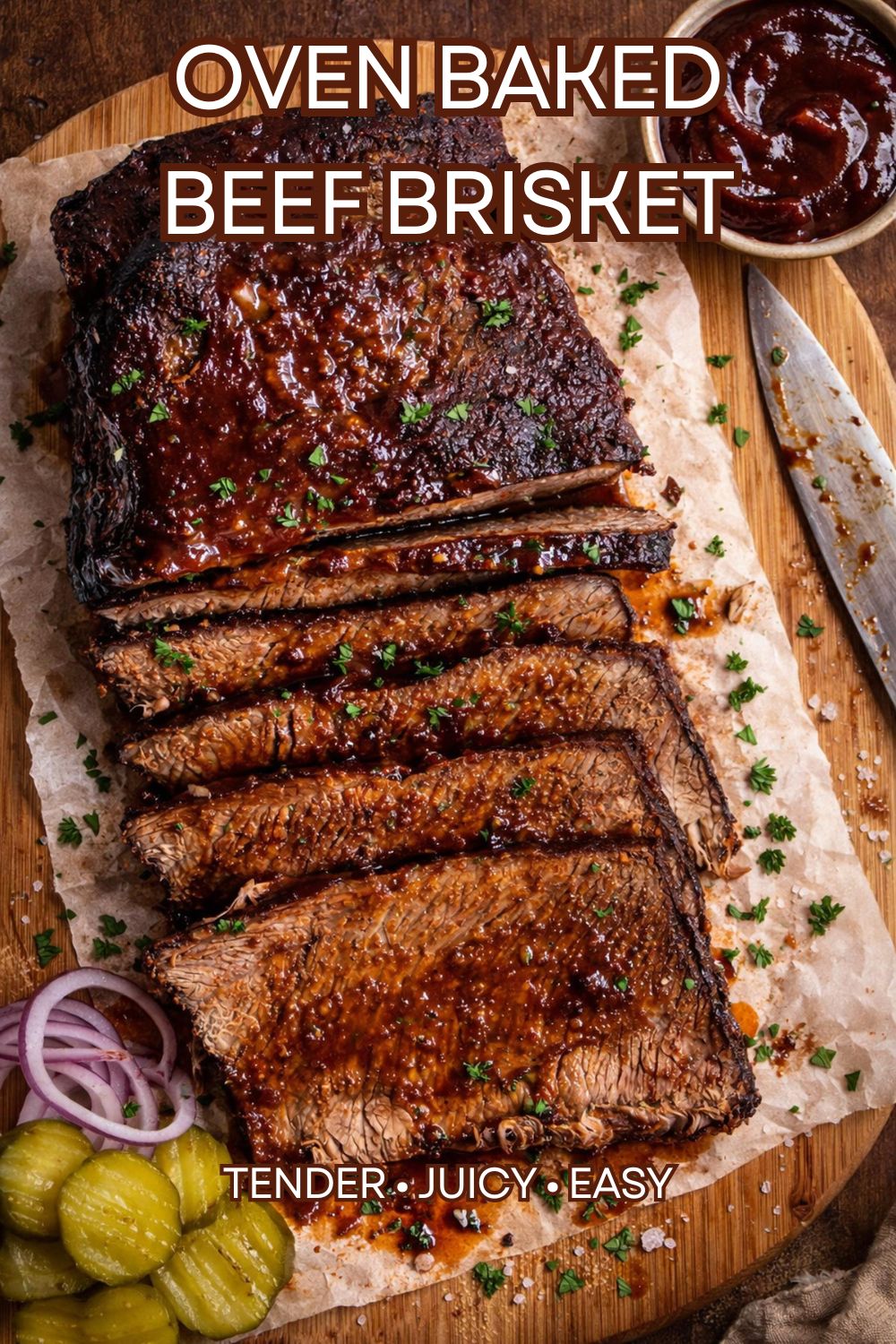 Oven Baked Beef Brisket - Craving Home Cooked