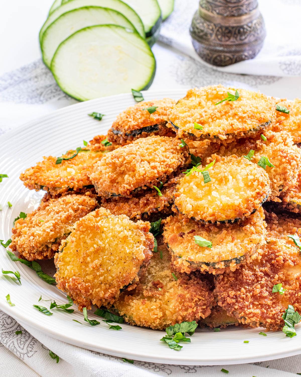 Crispy Fried Zucchini - Craving Home Cooked