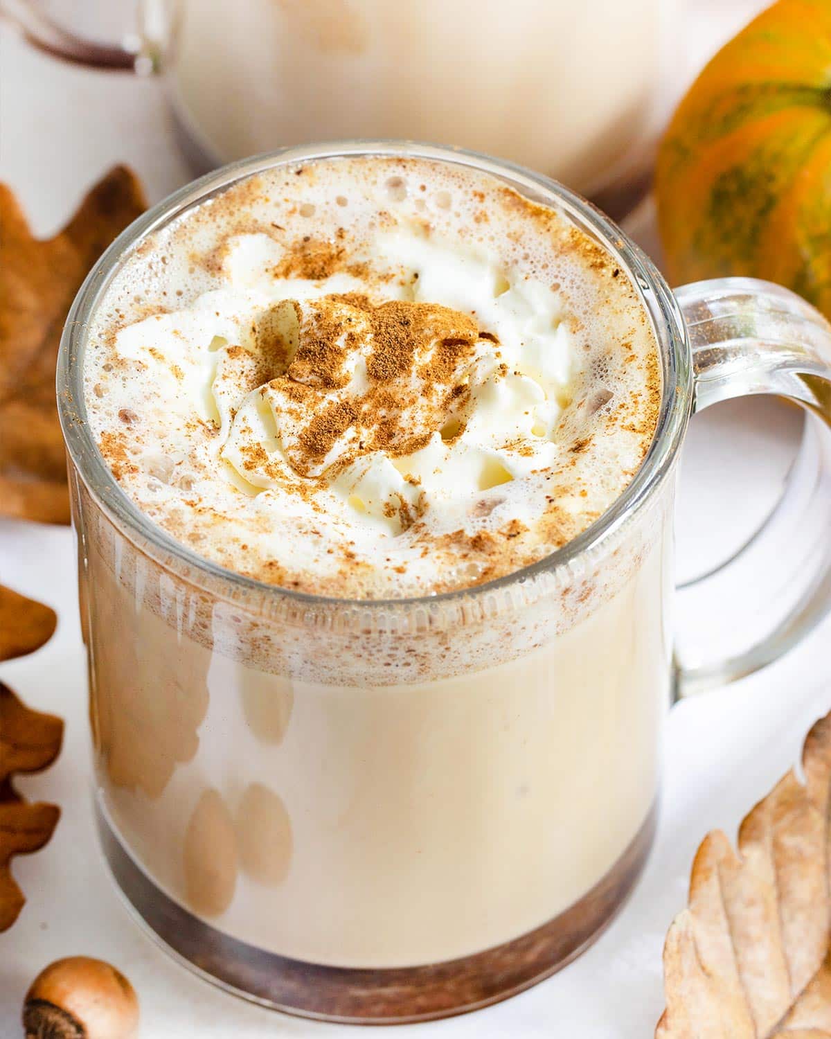 a cup of pumpkin spice latte.