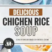 pin for chicken and rice soup.