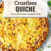 pin for crustless quiche.