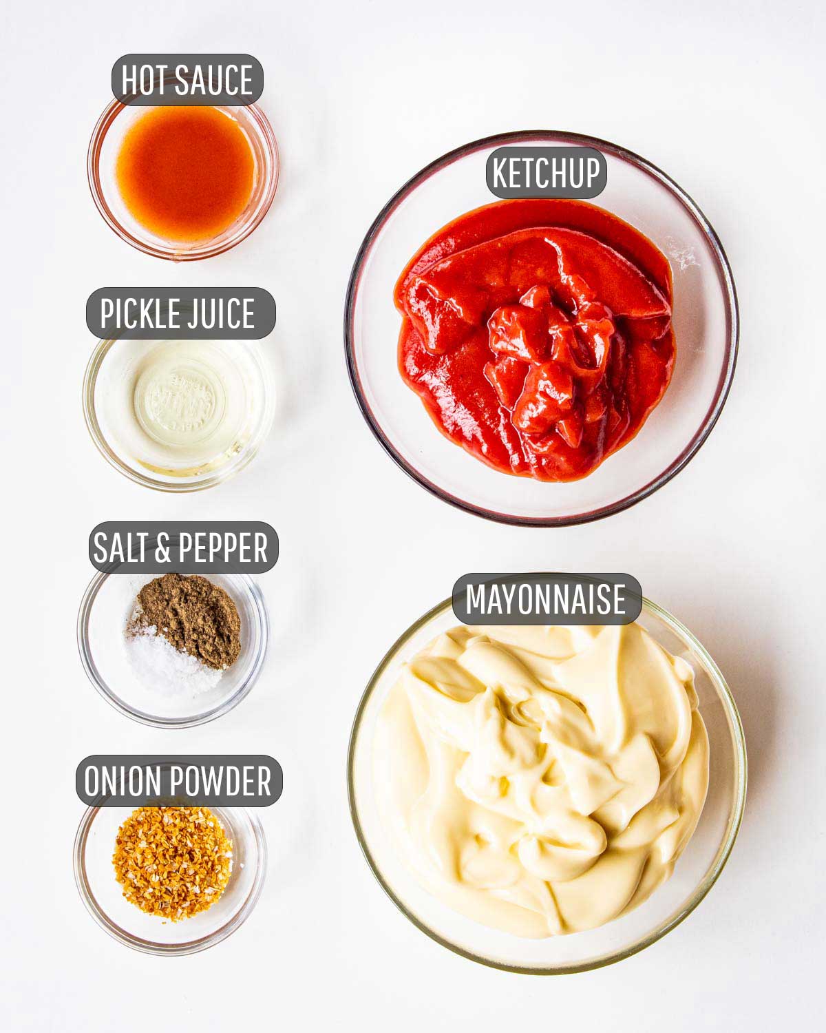 ingredients needed to make fry sauce.