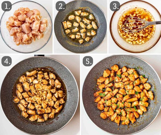 Honey Garlic Chicken Bites Craving Home Cooked