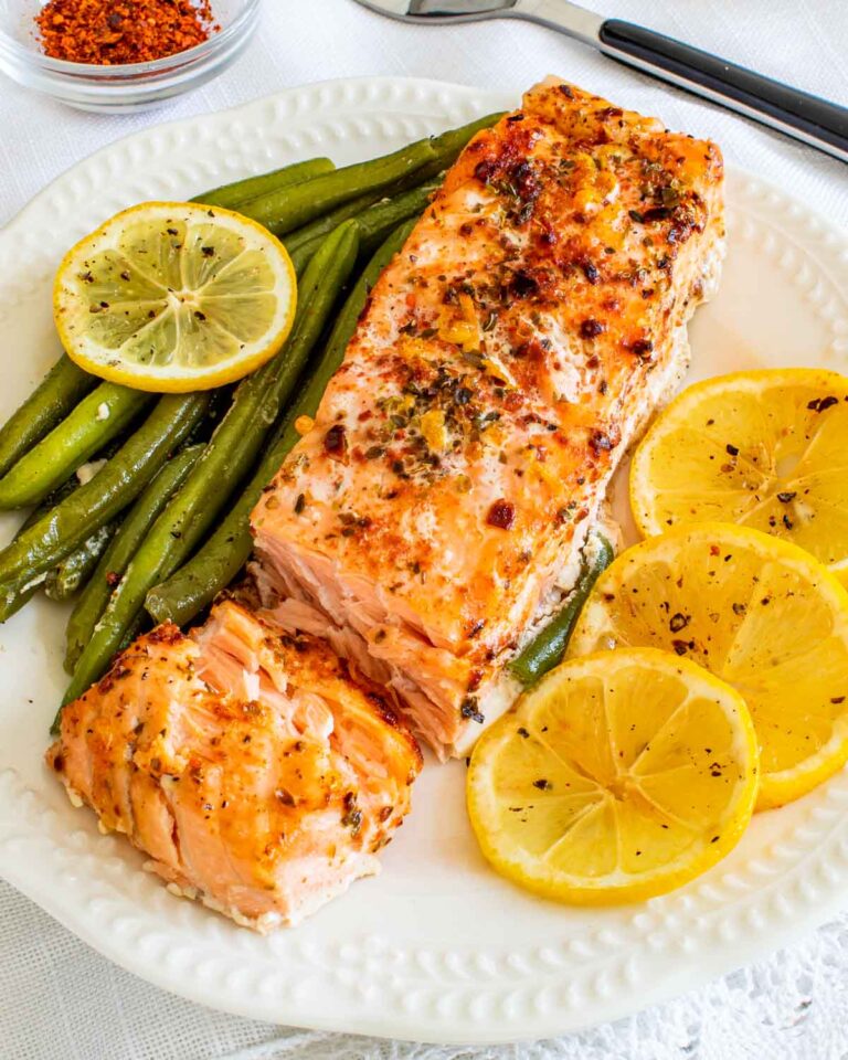 Salmon And Green Beans Sheet Pan Dinner - Craving Home Cooked