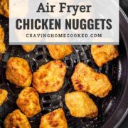 pin for air fryer chicken nuggets.