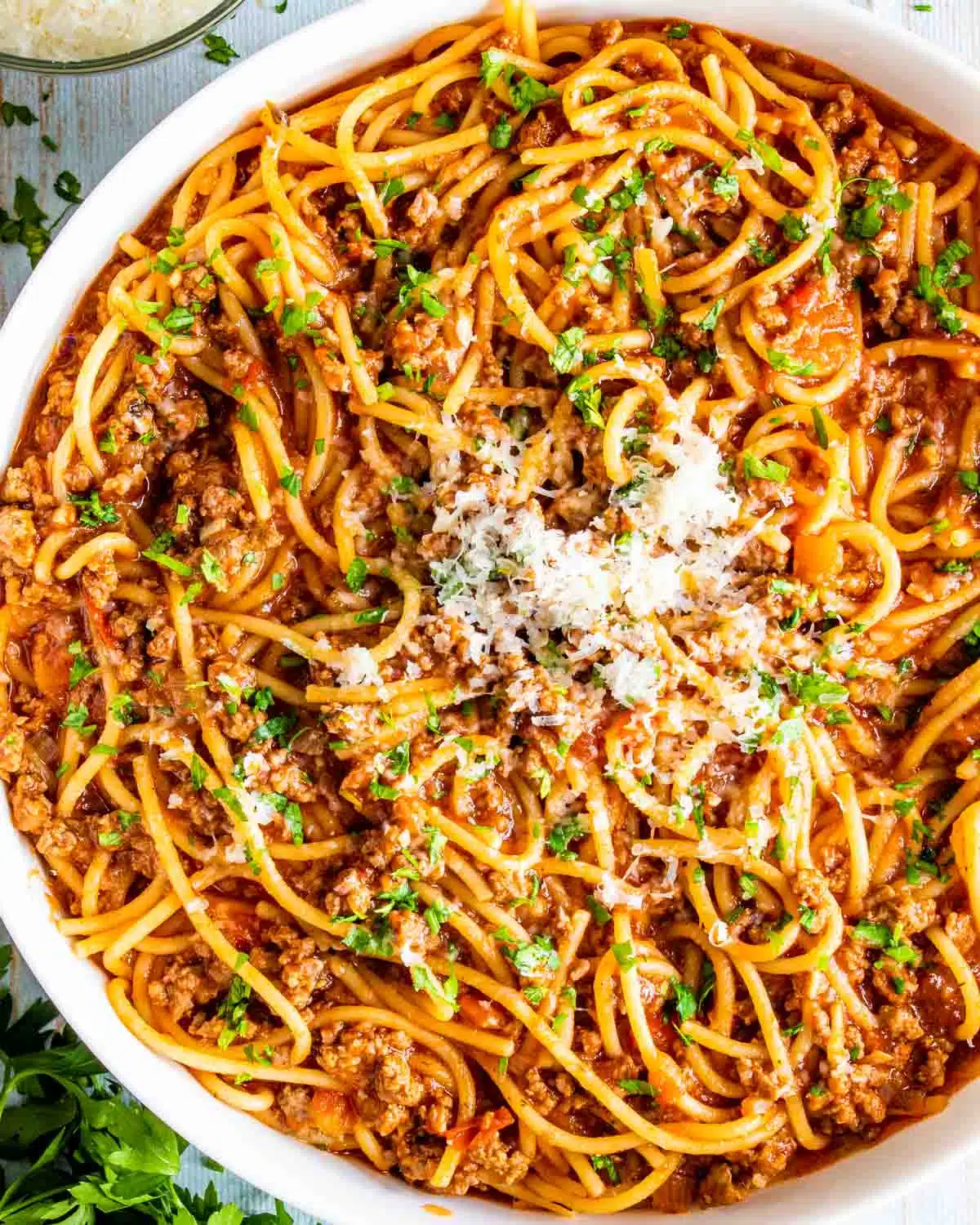One Pot Spaghetti {30 Minutes} - Craving Home Cooked