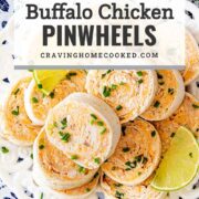 pin for buffalo chicken pinwheels.