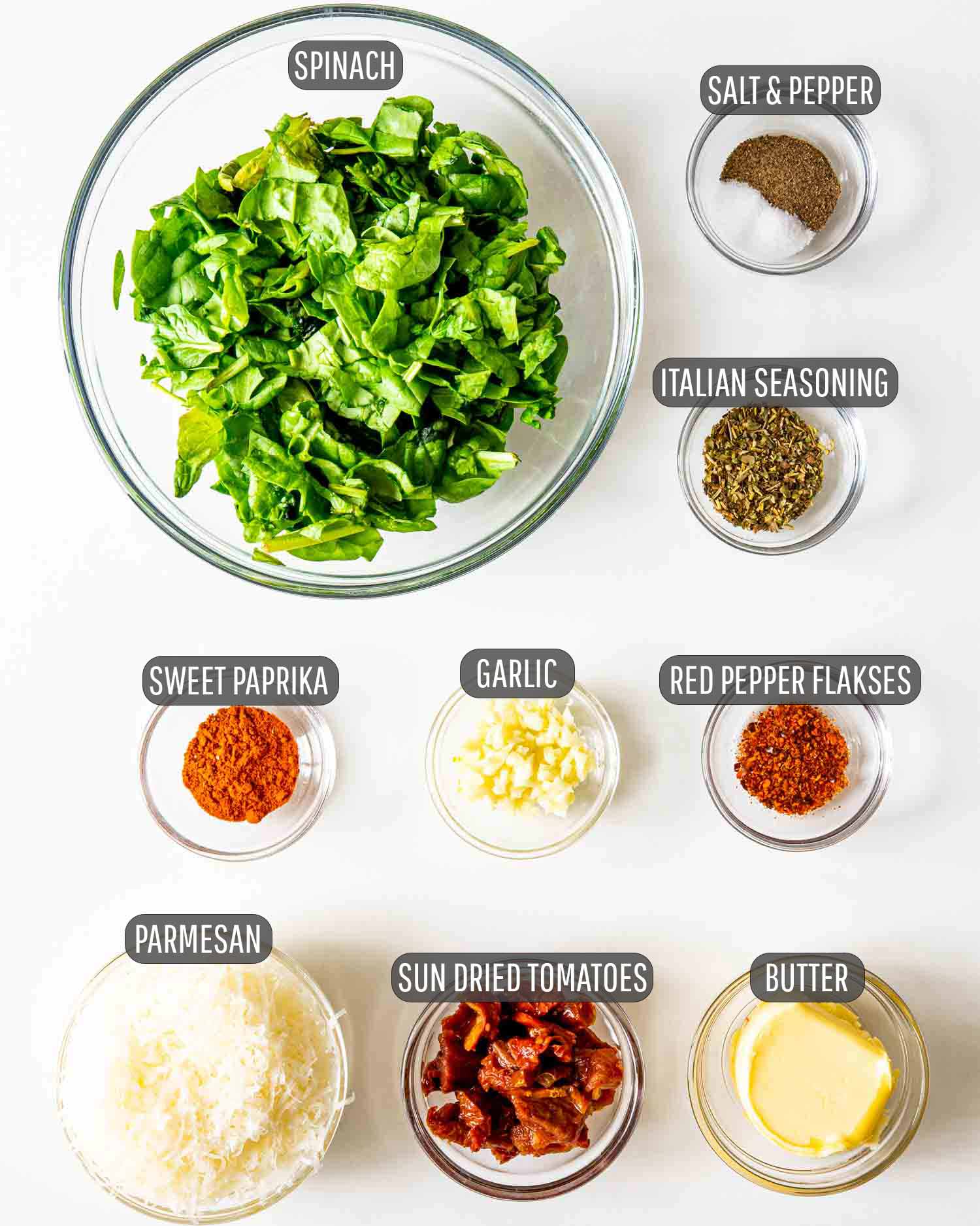 ingredients needed for creamy chicken gnocchi.