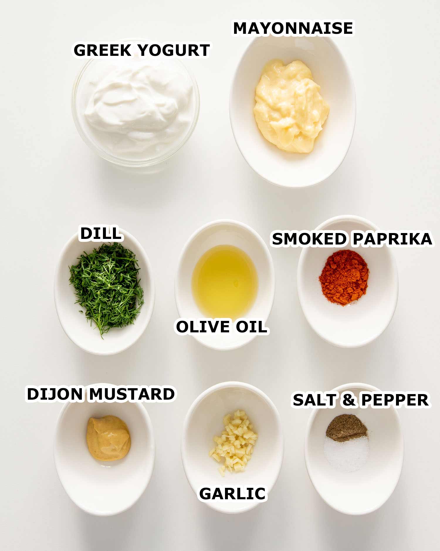 ingredients needed to make chicken orzo pasta salad.