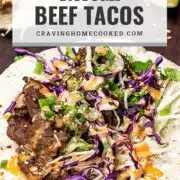 pin for korean beef tacos.