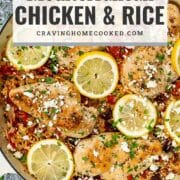pin for mediterranean chicken and rice
