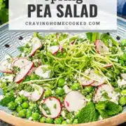 pin for spring pea salad.