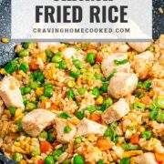 pin for chicken fried rice.