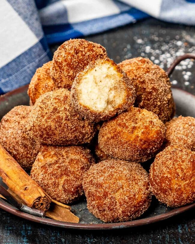 Cinnamon Sugar Donut Holes Craving Home Cooked
