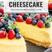 pin for new york style cheesecake.