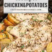 pin for crockpot chicken and potatoes.