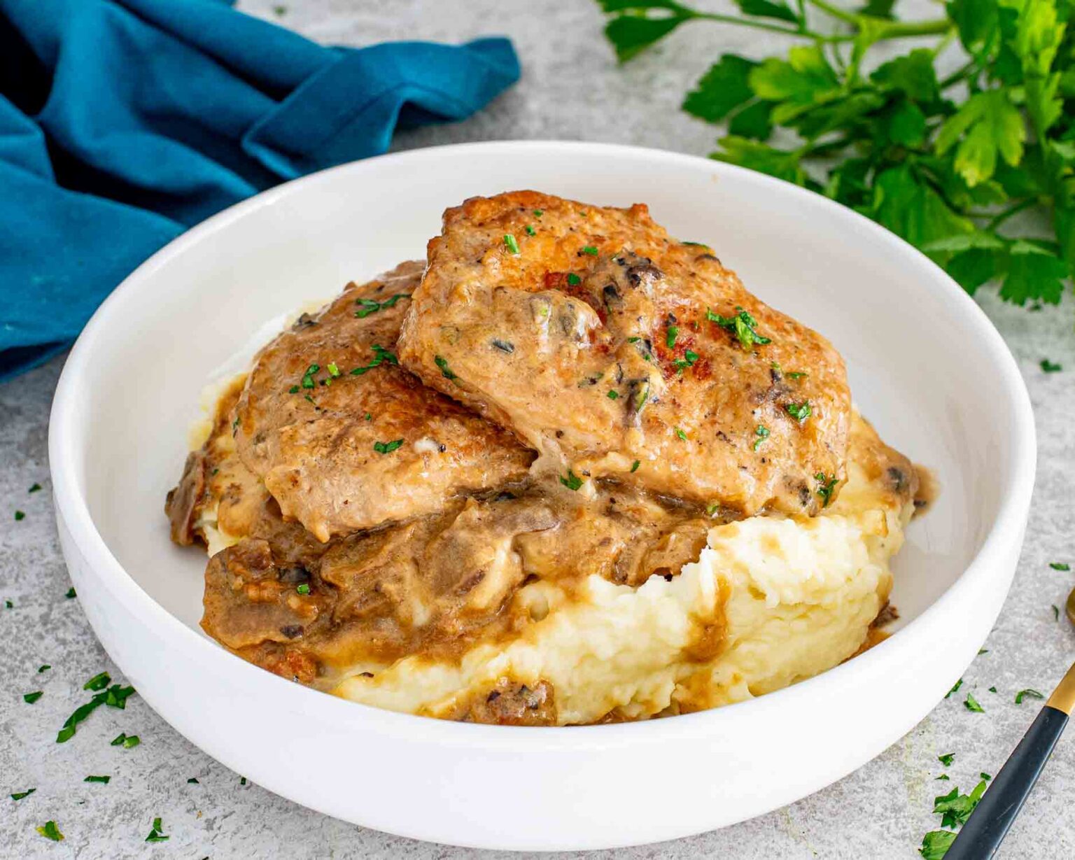 Slow Cooker Pork Chops - Craving Home Cooked