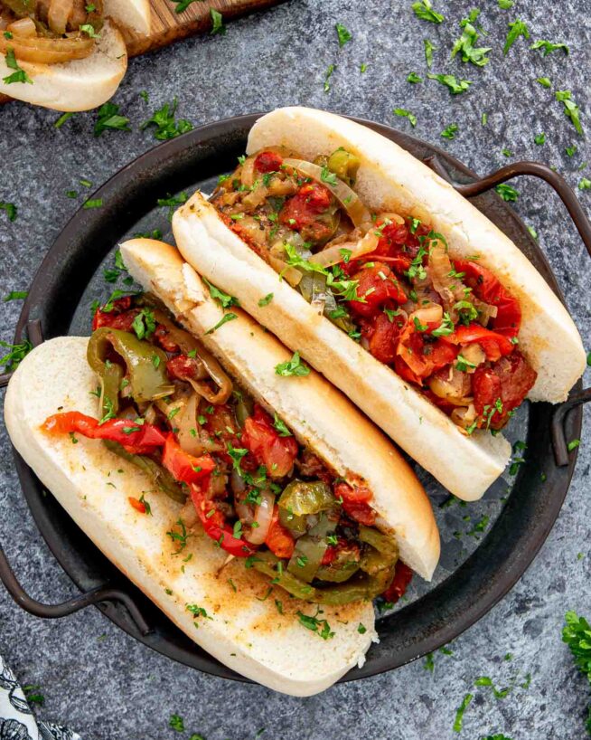 Slow Cooker Sausage and Peppers Craving Home Cooked