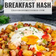 pin for skillet breakfast hash.