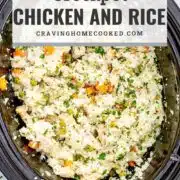 pin for crockpot chicken and rice.