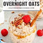 pin for maple pecan overnight oats.