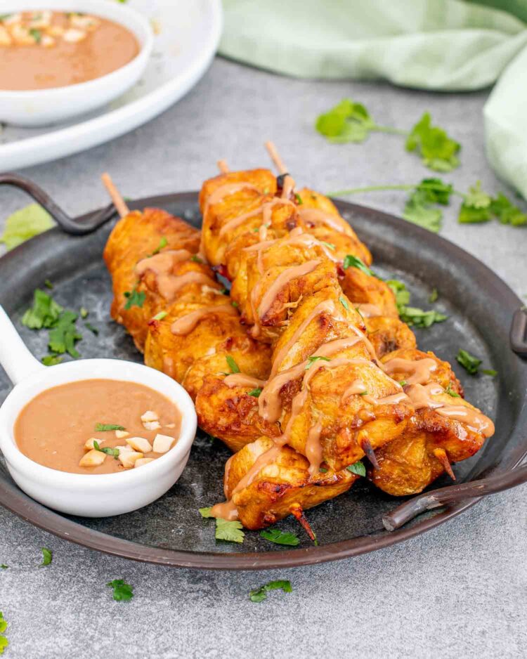 Chicken Satay With Peanut Sauce Air Fryer Craving Home Cooked chicken-satay-with-peanut-sauce-air-fryer-craving-home-cooked