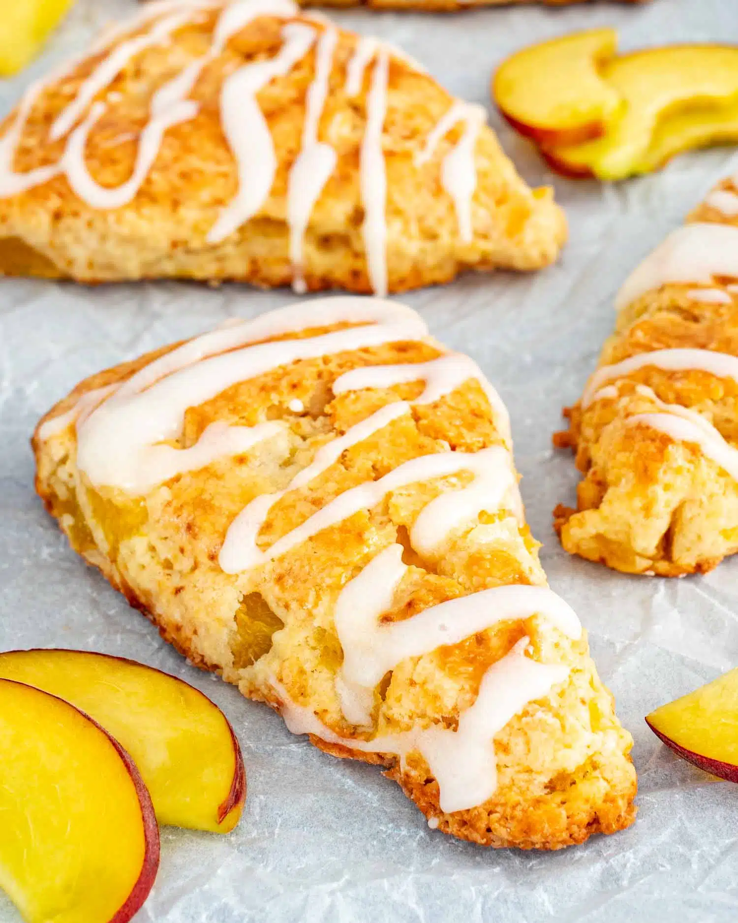 Peach Scones - Craving Home Cooked