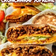 taco bell crunchwrap supreme pin.