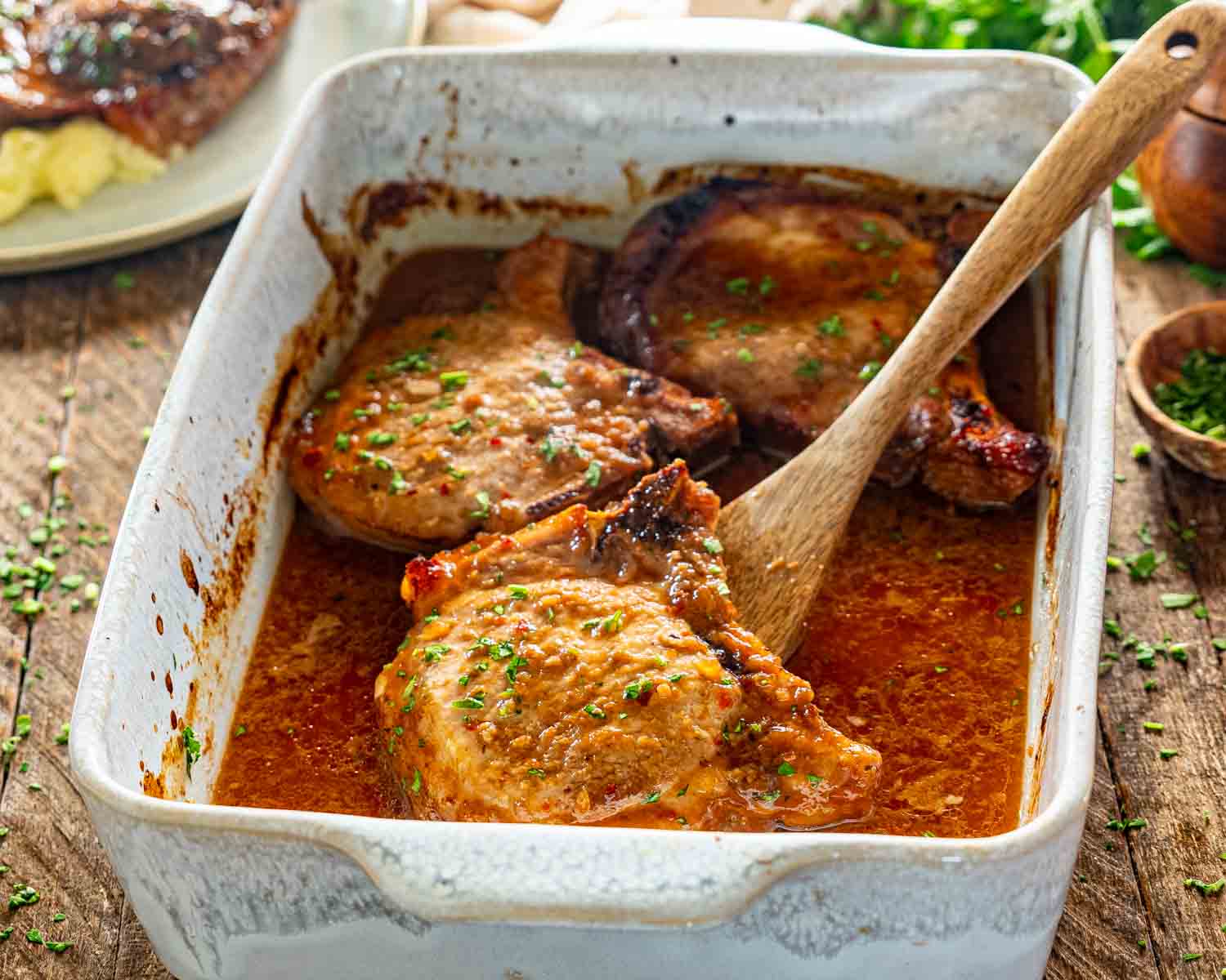pork chops italian dressing brown sugar Brown Sugar Italian Pork Chops